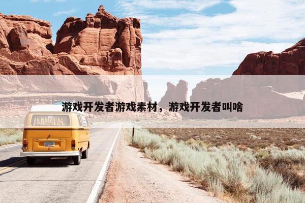 游戏开发者游戏素材，游戏开发者叫啥