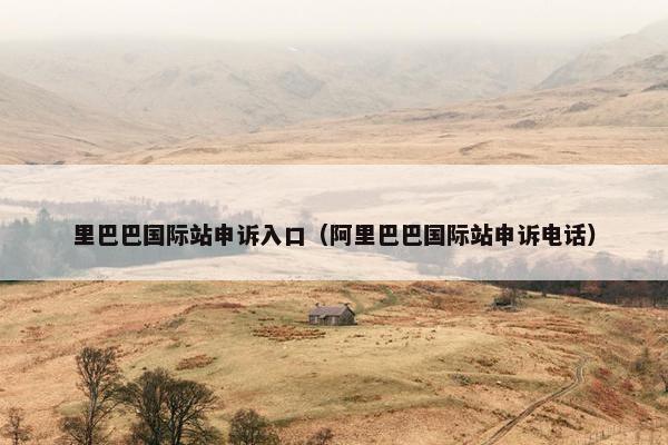 里巴巴国际站申诉入口（阿里巴巴国际站申诉电话）