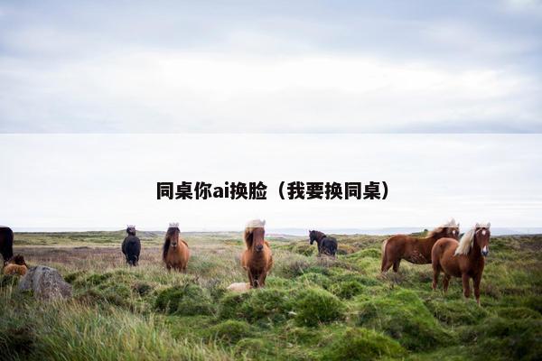 同桌你ai换脸（我要换同桌）