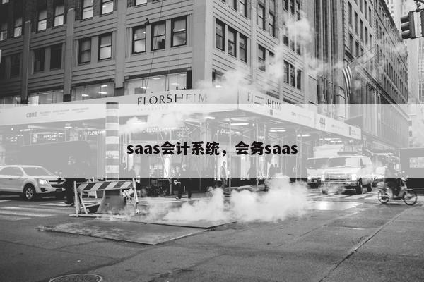 saas会计系统，会务saas