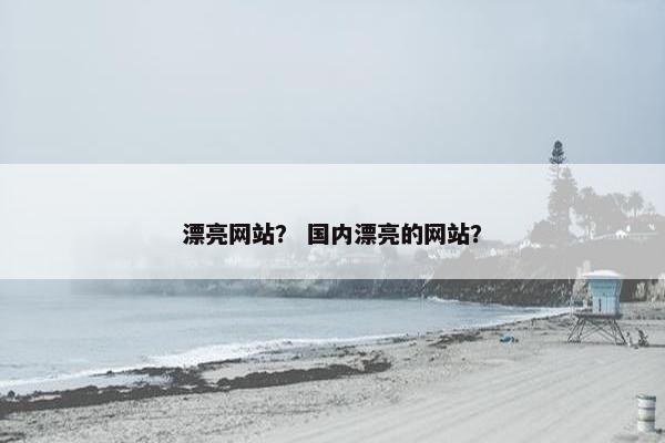 漂亮网站？ 国内漂亮的网站？