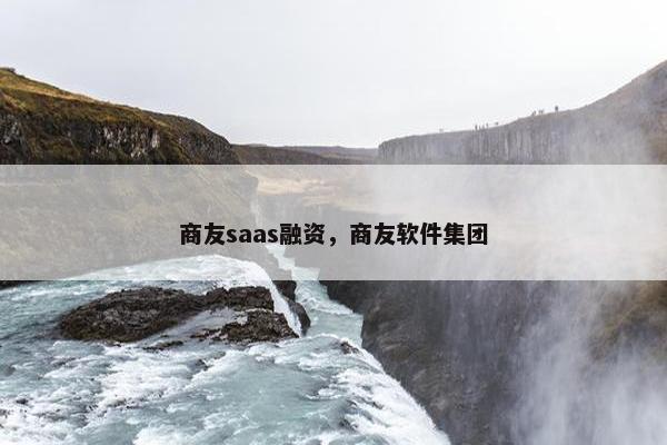 商友saas融资，商友软件集团