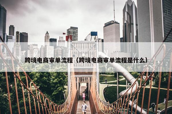 跨境电商审单流程（跨境电商审单流程是什么）