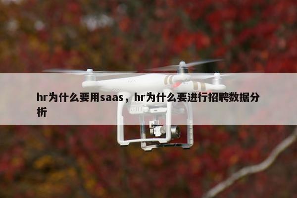 hr为什么要用saas，hr为什么要进行招聘数据分析