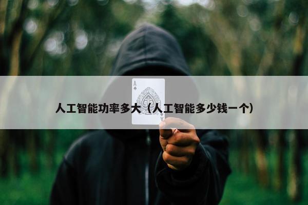 人工智能功率多大（人工智能多少钱一个）