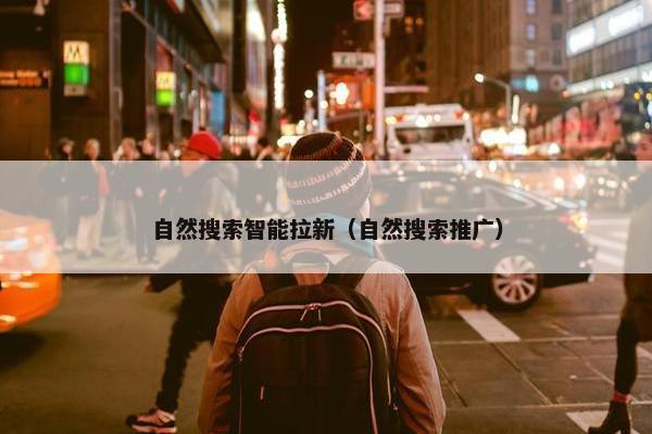自然搜索智能拉新（自然搜索推广）