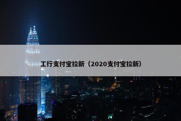 工行支付宝拉新（2020支付宝拉新）