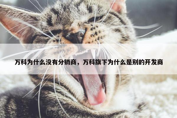 万科为什么没有分销商，万科旗下为什么是别的开发商