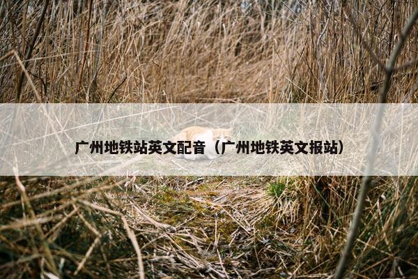 广州地铁站英文配音（广州地铁英文报站）