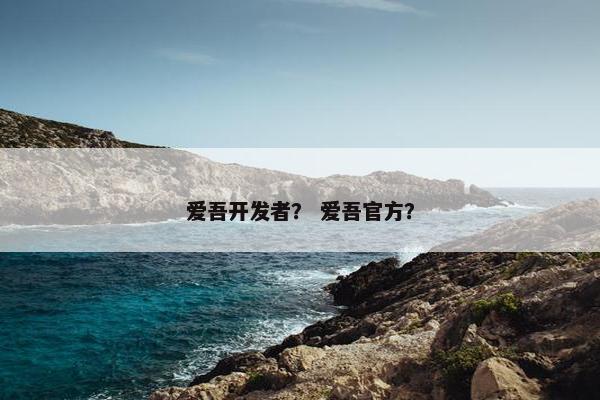 爱吾开发者？ 爱吾官方？
