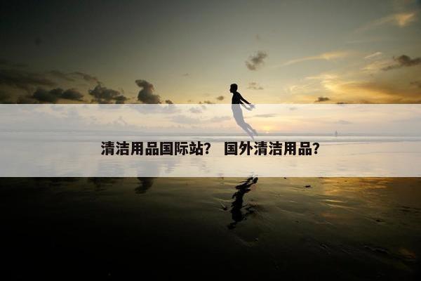 清洁用品国际站？ 国外清洁用品？