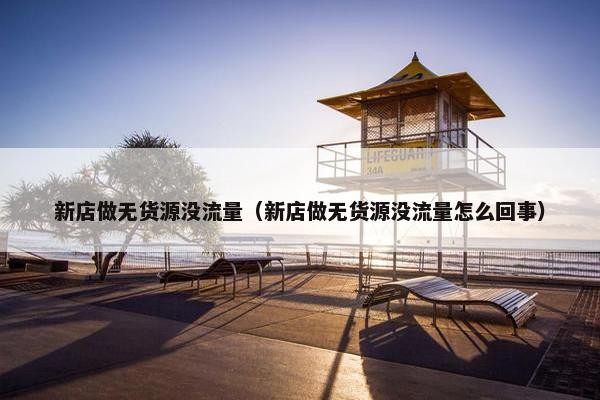 新店做无货源没流量（新店做无货源没流量怎么回事）