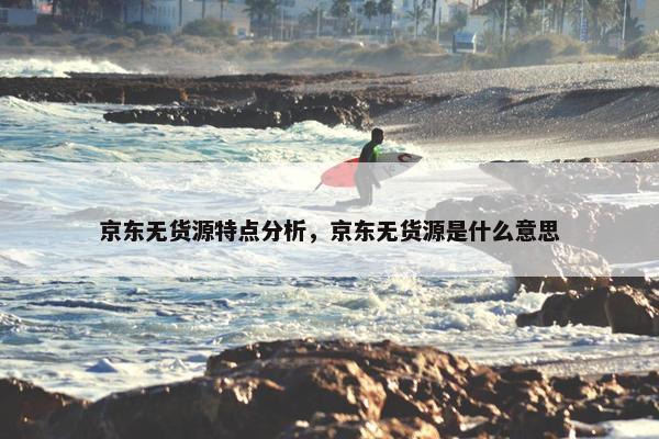 京东无货源特点分析，京东无货源是什么意思