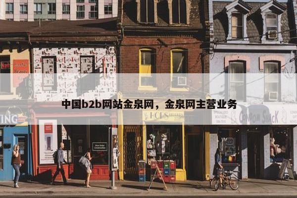 中国b2b网站金泉网，金泉网主营业务