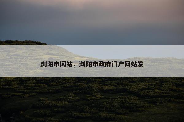 浏阳市网站，浏阳市政府门户网站发