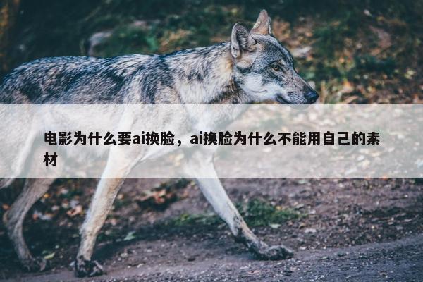 电影为什么要ai换脸，ai换脸为什么不能用自己的素材
