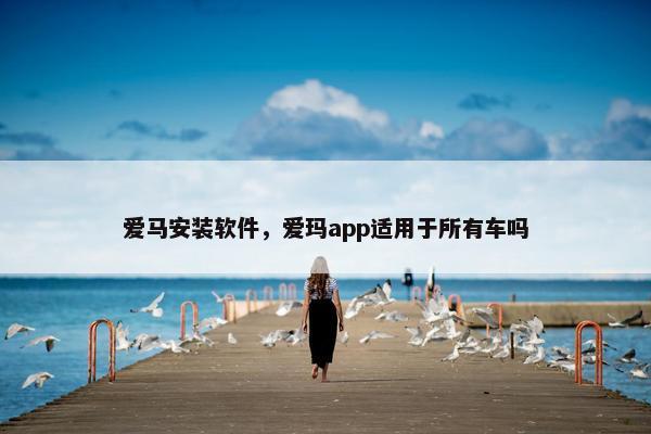 爱马安装软件，爱玛app适用于所有车吗