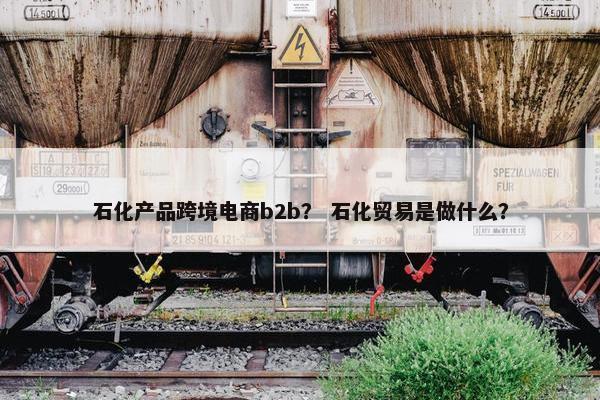 石化产品跨境电商b2b？ 石化贸易是做什么？