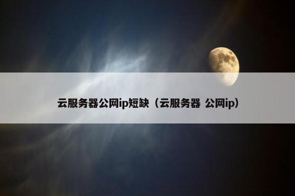 云服务器公网ip短缺（云服务器 公网ip）