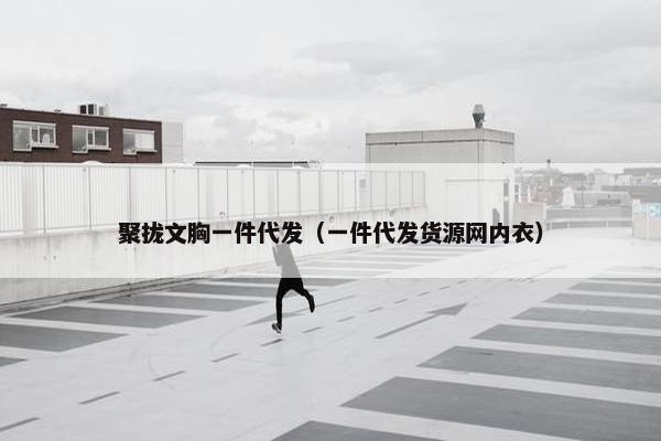 聚拢文胸一件代发（一件代发货源网内衣）