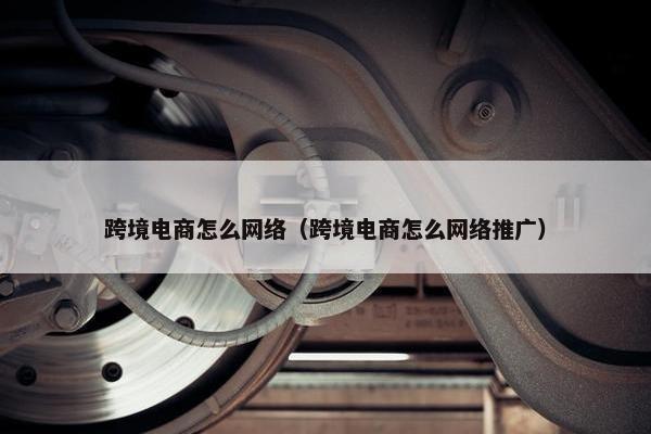 跨境电商怎么网络（跨境电商怎么网络推广）