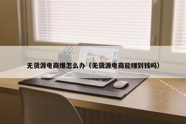 无货源电商爆怎么办（无货源电商能赚到钱吗）