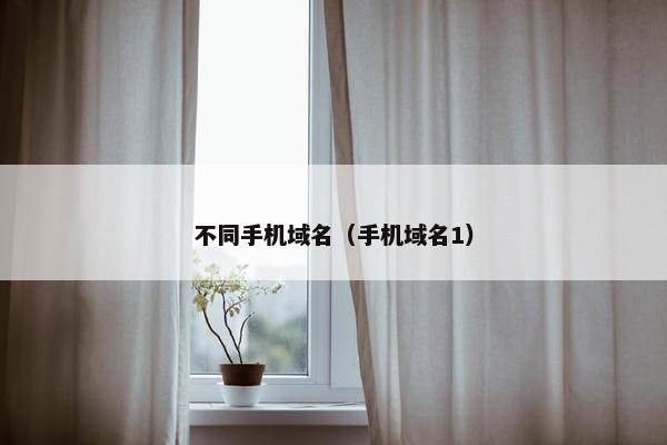不同手机域名（手机域名1）