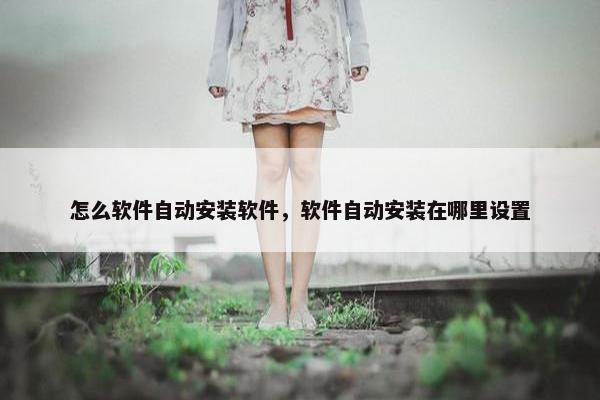怎么软件自动安装软件，软件自动安装在哪里设置