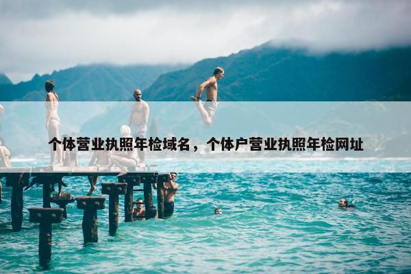 个体营业执照年检域名，个体户营业执照年检网址