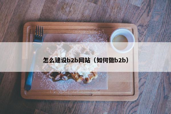 怎么建设b2b网站（如何做b2b）