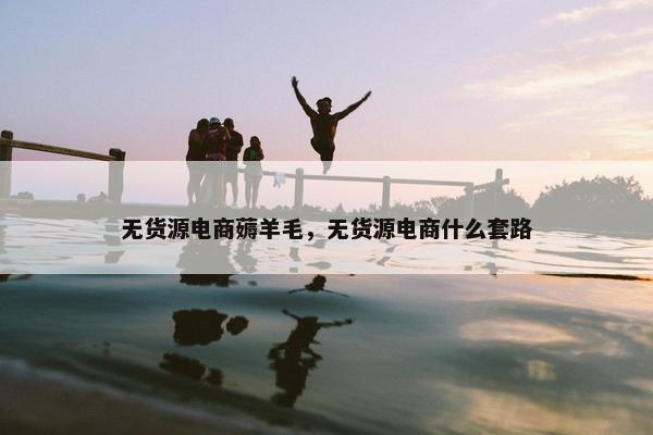无货源电商薅羊毛，无货源电商什么套路