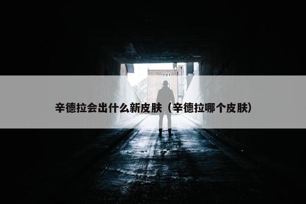 辛德拉会出什么新皮肤（辛德拉哪个皮肤）