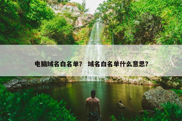 电脑域名白名单？ 域名白名单什么意思？