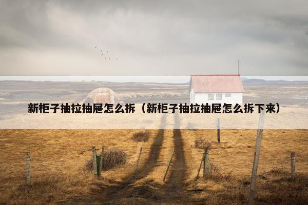 新柜子抽拉抽屉怎么拆（新柜子抽拉抽屉怎么拆下来）