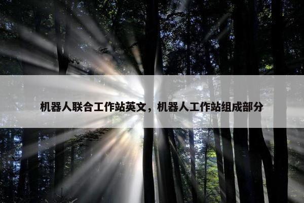 机器人联合工作站英文，机器人工作站组成部分