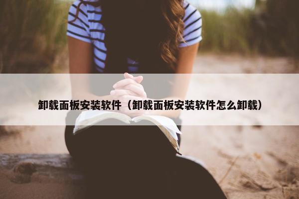 卸载面板安装软件（卸载面板安装软件怎么卸载）