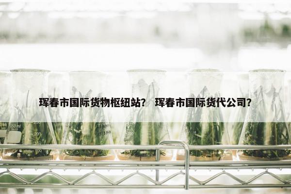 珲春市国际货物枢纽站？ 珲春市国际货代公司？