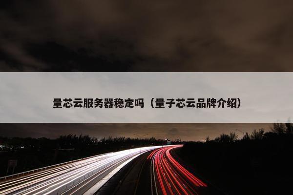 量芯云服务器稳定吗（量子芯云品牌介绍）
