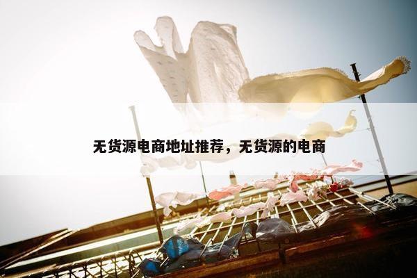 无货源电商地址推荐，无货源的电商