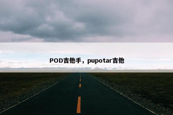 POD吉他手，pupotar吉他