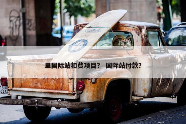 里国际站扣费项目？ 国际站付款？