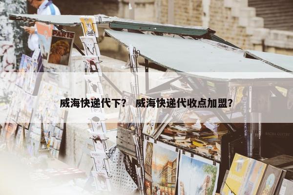威海快递代下？ 威海快递代收点加盟？