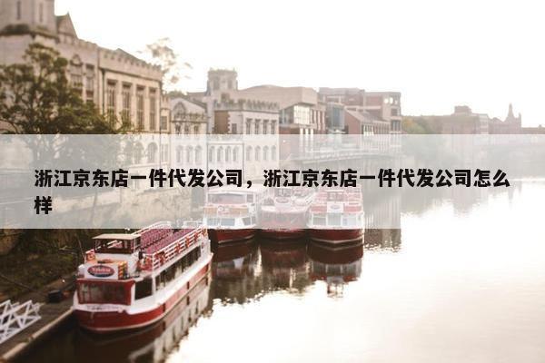 浙江京东店一件代发公司，浙江京东店一件代发公司怎么样