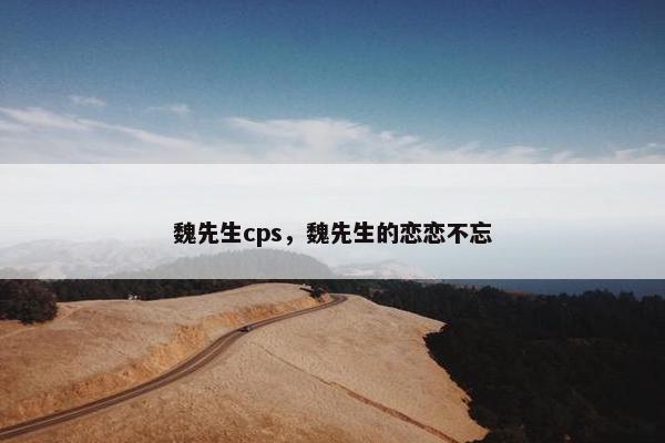 魏先生cps，魏先生的恋恋不忘