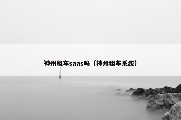神州租车saas吗（神州租车系统）