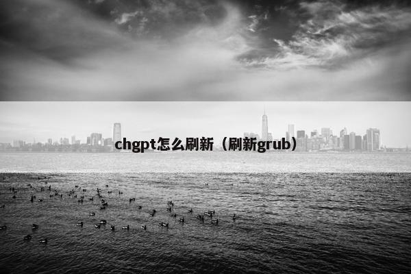 chgpt怎么刷新（刷新grub）