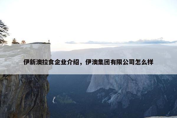 伊新澳拉食企业介绍，伊澳集团有限公司怎么样