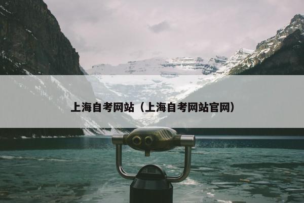 上海自考网站（上海自考网站官网）