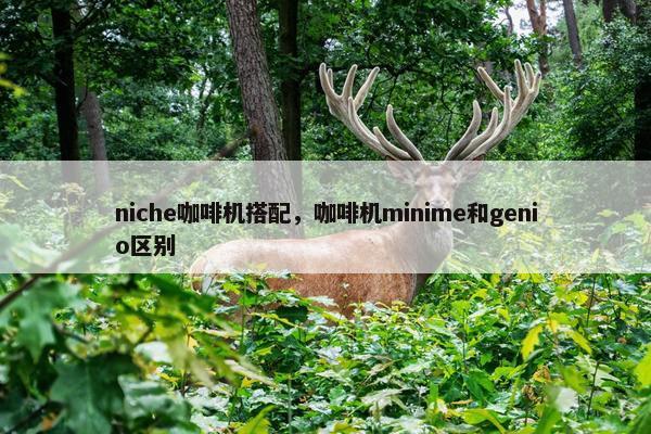niche咖啡机搭配，咖啡机minime和genio区别