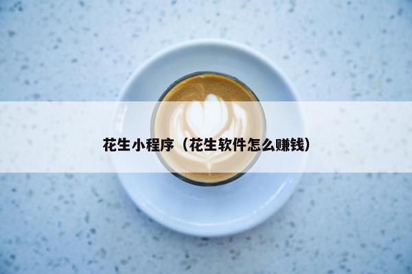 花生小程序（花生软件怎么赚钱）